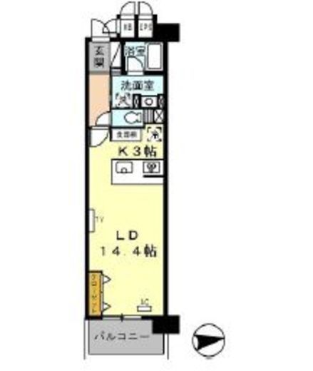 ロイヤルパークス西新井 328 間取り図