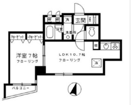 KDXレジデンス日本橋浜町 202 間取り図