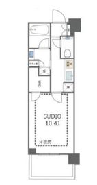 クロスエアタワー 14階 間取り図