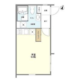 レヴァンテ笹塚 101 間取り図