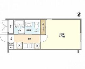 レヴァンテ笹塚 202 間取り図