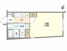 レヴァンテ笹塚 403 間取り図