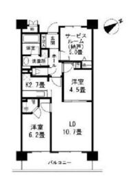 アーマックス大井町 1104 間取り図