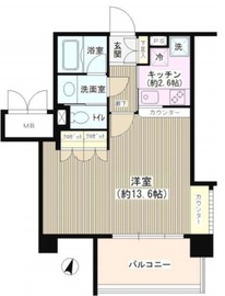 アゼリアテラス新宿 2階 間取り図