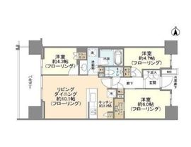 パークホームズ錦糸町ヴェルデコート 11階 間取り図