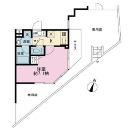 リヴシティ恵比寿 104 間取り図