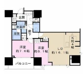 グランドヒルズ恵比寿 10階 間取り図