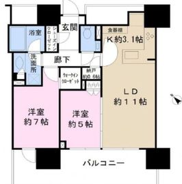 グランドヒルズ恵比寿 11階 間取り図