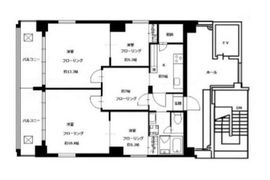 ミラフローレス赤坂 1101 間取り図