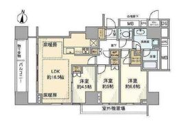 プラウド本郷ヒルトップ 9階 間取り図