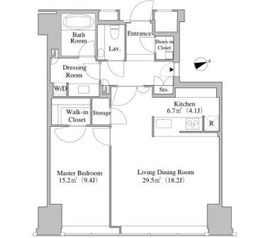 フォルム四谷外苑東 3815 間取り図