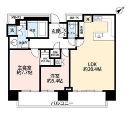 パークコート赤坂檜町ザ・タワー 36階 間取り図