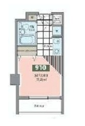 ホテル＆レジデンス六本木 910 間取り図