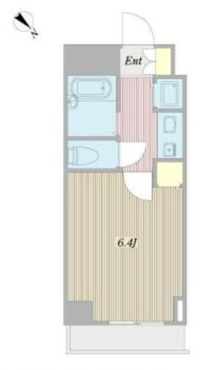 プロシード日本橋本町 505 間取り図