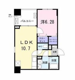 Field-V築地 801 間取り図
