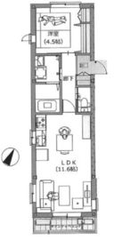 カーサアール 201 間取り図