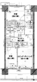 オーベルグランディオ品川勝島 2階 間取り図