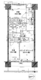 オーベルグランディオ品川勝島 2階 間取り図