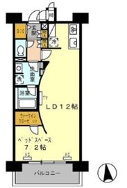 ロイヤルパークス西新井 1217 間取り図