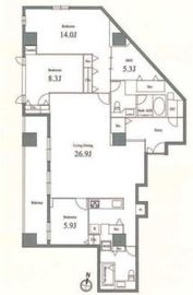 レグノ・セレーノ 21階 間取り図