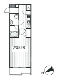 パシフィックコート目黒南 204 間取り図