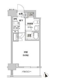 ホームズR四谷 702 間取り図