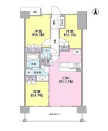 アンビエンテ経堂 902 間取り図