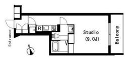 ラティエラ学芸大学 202 間取り図