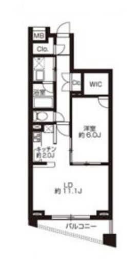 プライムアーバン日本橋大伝馬町 303 間取り図