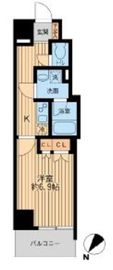 日本橋ファーストレジデンス 203 間取り図