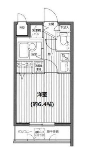 ガラ・ステージ麻布十番 11階 間取り図