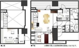 ワールドシティタワーズ アクアタワー 7階 間取り図