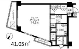 ルシェール赤坂 5階 間取り図
