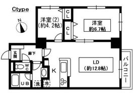 KDXレジデンス秋葉原 803 間取り図