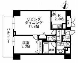 パークフラッツ学芸大学 705 間取り図