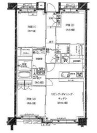 リストレジデンス目黒本町 1階 間取り図