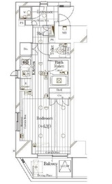 ガリシアヒルズ西麻布WEST 10階 間取り図