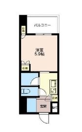 エスティメゾン五反田 305 間取り図