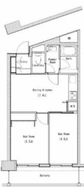 ソサエティ蔵前 407 間取り図