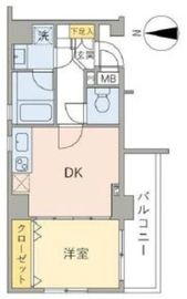 ドメイン広尾 5階 間取り図