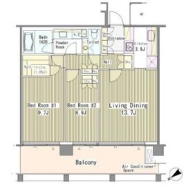 赤坂氷川町レジデンス 1513 間取り図