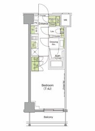 ザ・パークハビオ三軒茶屋 203 間取り図