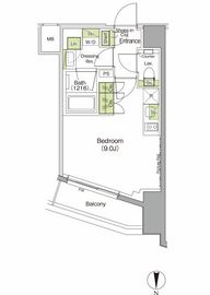 ザ・パークハビオ三軒茶屋 314 間取り図