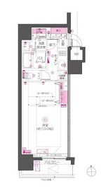 ZOOM東神田 2階 間取り図