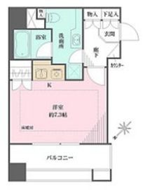 ファミールグラン銀座4丁目 8階 間取り図