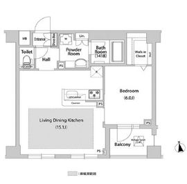 BLESS西巣鴨 412 間取り図