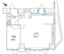 N35 EAST 204 間取り図