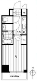 コンシェリア南麻布 ＜ＴＯＫＹＯ ＰＲＥＭＩＵＭ＞ 4階 間取り図