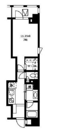 ラテライト目白 502 間取り図