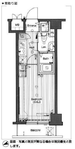 グランド・ガーラ高輪 11階 間取り図